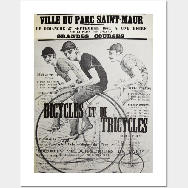 Vintage French Cycling Remixed Wall Art by chilangopride